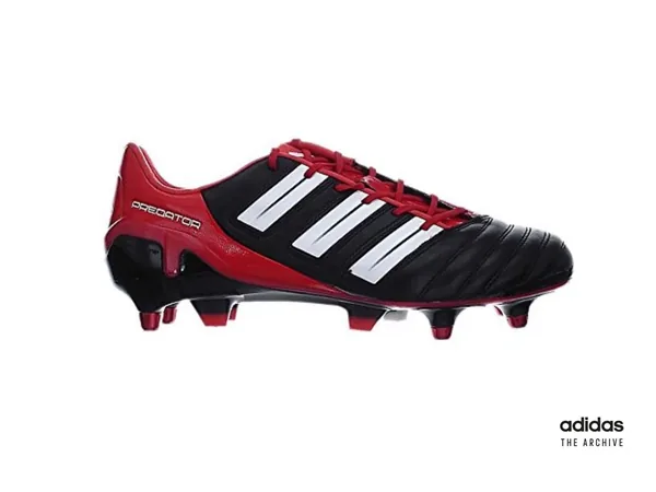 adidas adiPower Predator from 2011 in black, white and red with Predator lettering on the heel