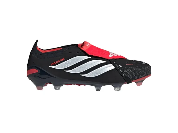 adidas Predator 26 Elite with fold-over tongue in black, white and red